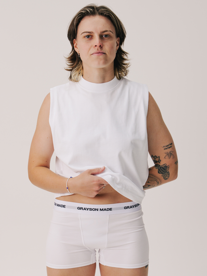 BOXERS WHITE (3 Pack)