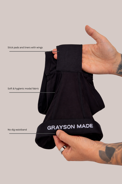 BOXERS BLACK (3 Pack)