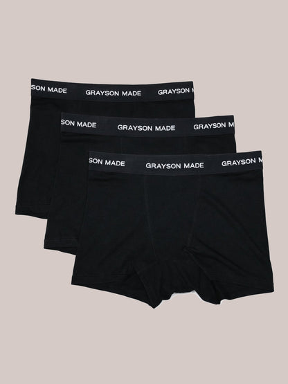 BOXERS BLACK (3 Pack)